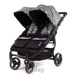 easy twin double stroller