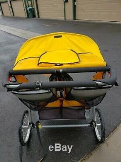 bob ironman stroller yellow