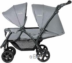baby and toddler tandem pushchair