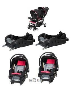 travel system double stroller with car seat