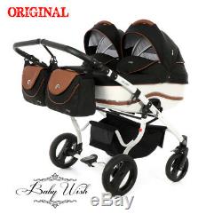 twin pushchairs from birth with car seat