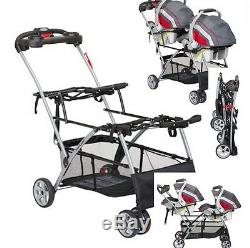 baby trend double stroller frame