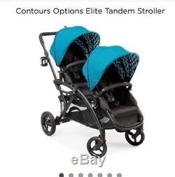 contours options elite tandem stroller used