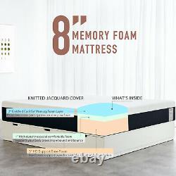 10/12/14 Inch Twin Full Queen King Gel Memory Foam Mattress -Mattress Bed in Box