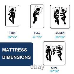 10 12 14 Twin Full Queen King Mattress Gel Memory Foam Mattress -Bed In A Box