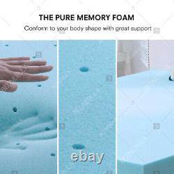 2.5''/3''/4'' Comfort Gel Memory Foam Mattress Topper Dot- Queen King Twin Full