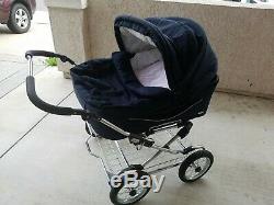 2 in 1 DOUBLE Twin BABY Infant Bassinet Seated STROLLER CARRIAGE EMMALJUNGA