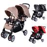 3 Colors Foldable Twin Baby Double Stroller Kids Jogger Travel Infant Pushchair