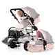 3in1 Baby Stroller Portable Baby Pushchair Multifunctional Carriage Double Faced