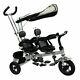 4 In 1 Twins Kids Baby Stroller Tricycle Safety Double Rotatable Seat With Basket