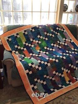 4-Patch Frenzy Handmade Quilt