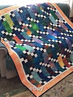 4-Patch Frenzy Handmade Quilt