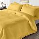 5 Pc Duvet Set+fitted Sheet Egyptian Cotton Stripe-twin/full/queen/king/cal King