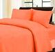 5 Pcs Duvet Set+fitted Sheet Egyptian Cotton Solid-twin/full/queen/king/cal King