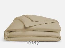 5 PCs Duvet Set+Fitted Sheet Egyptian Cotton Solid-Twin/Full/Queen/King/Cal King