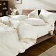 600 Tc Egyptian Cotton Bed Linen Complete Bedding Set Ivory Solid All Us Size
