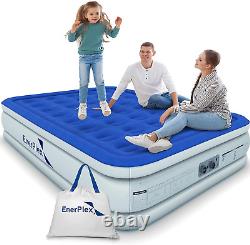 Air Mattress with Built-In Pump Double Height Inflatable Mattress for Camping