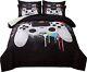 Akkialla Gamer Bedding Sets For Boys, Twin Size 2-piece Gaming Comforter Sets Fo
