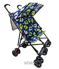 AmorosO Twin Lightweight Umbrella Stroller Easy to Clean Stroller Baby Strol