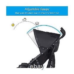 BABY JOY Double Light-Weight Stroller, Travel Foldable Design, Twin Umbrella