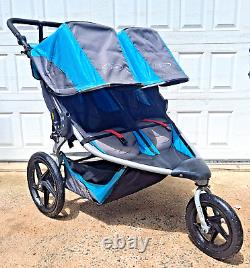 BOB Revolution Flex Duallie Double Jogging Stroller, With Rain Cover Will Ship