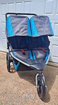 BOB Revolution Flex Duallie Double Jogging Stroller, With Rain Cover Will Ship