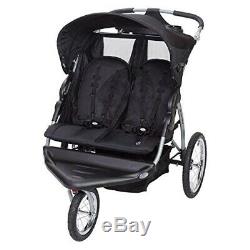 Baby Double Jogger Stroller Newborn Twins Nursery Center 2 Car Seats with Bases