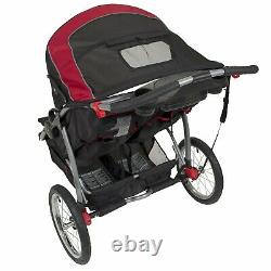 Baby Double Jogging Stroller Twin Infant Toddler New Boxed Red