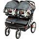 Baby Double Jogging Stroller Twins Push Child Seat Car Seats Mp3 Speakers Plug
