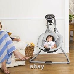 Baby Double Stroller Combo Twins Nursery Center Newborn Car Seat & Base Swing