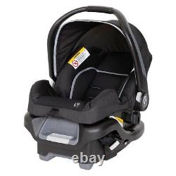 Baby Double Stroller Frame with 2 Car Seats & Bases Twins Combo Set Playard Bag