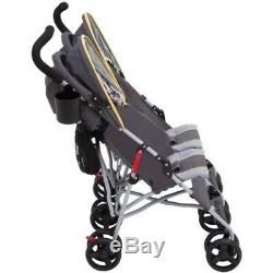 Baby Double Stroller Twin Umbrella Canopy Lightweight Reclining 5 Point Belt New
