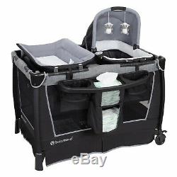 Baby Double Stroller with 2 Infant Car Seat Twin Playard Travel System