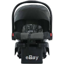 Baby Double Stroller with 2 Matching Car Seats Infant Combo Travel System Set