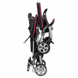 Baby Double Stroller with Car Seat Twins Sit n Stand Travel System Set New