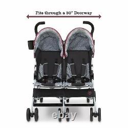 Baby Double Twin Stroller Lightweight J is for Jeep Brand