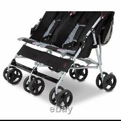 Baby Double Twin Stroller Lightweight J is for Jeep Brand