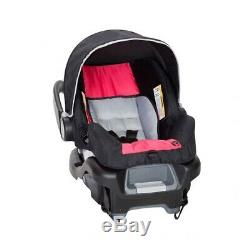 Baby Girl Twins Nursery Center Double Stroller Frame with 2 Car Seats Diaper Bag