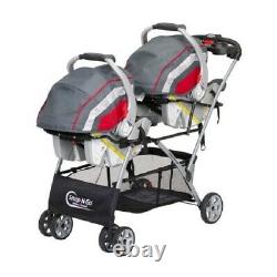 Baby Infant Universal Car Seat Stroller Twin Double Caddy Frame Travel System