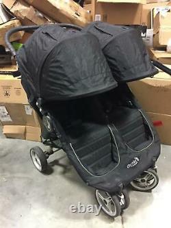Baby Jogger 2016 City Mini Twin Double Seat Folding Baby Stroller in Black
