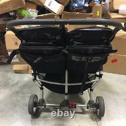 Baby Jogger 2016 City Mini Twin Double Seat Folding Baby Stroller in Black