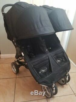 Baby Jogger City Mini Double Standard Double Twin Seat Stroller, Black