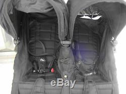 Baby Jogger City Mini Double Stroller Twins Double Seat Black