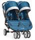 Baby Jogger City Mini Double Twin Stroller Teal / Gray New