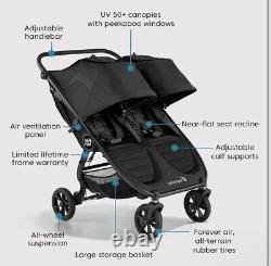 Baby Jogger City Mini GT2 All-Terrain Double Stroller All-Wheel Suspension Pike