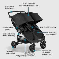 Baby Jogger City Mini GT2 Twin Baby Double Stroller Jet