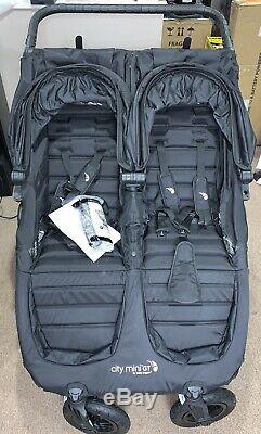 Baby Jogger City Mini GT2 Twin Baby Double Stroller Jet FREE SHIPPING WITHIN USA