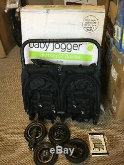 Baby Jogger City Mini GT Double Twin All Terrain Stroller Black