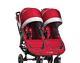 Baby Jogger City Mini Gt Double Twin Seat Stroller All Terrain Red