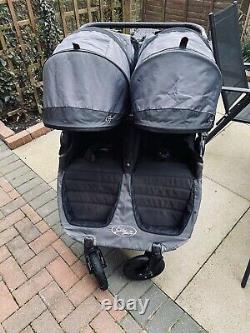 Baby Jogger City Mini GT Double twin Stroller Black & Grey
